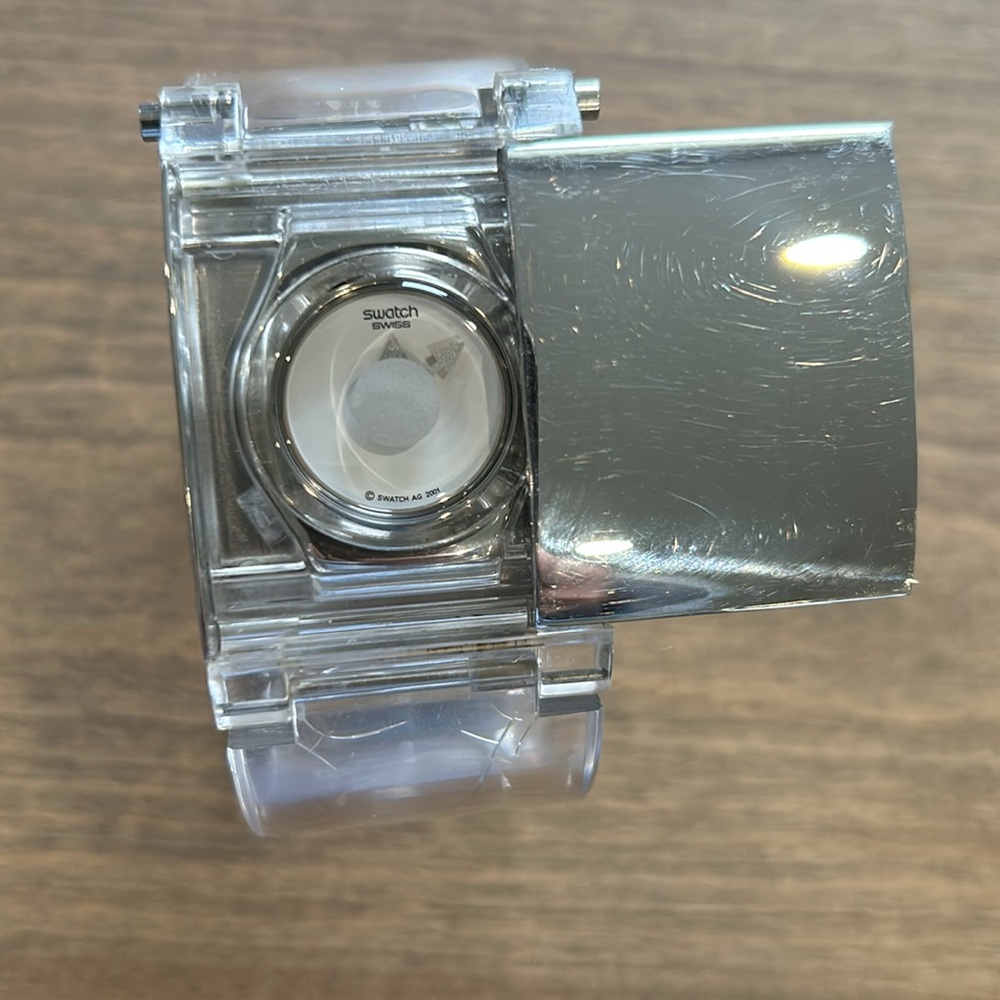 Swatch Swiss Irony 2001 Stainless Steel Slider Watch